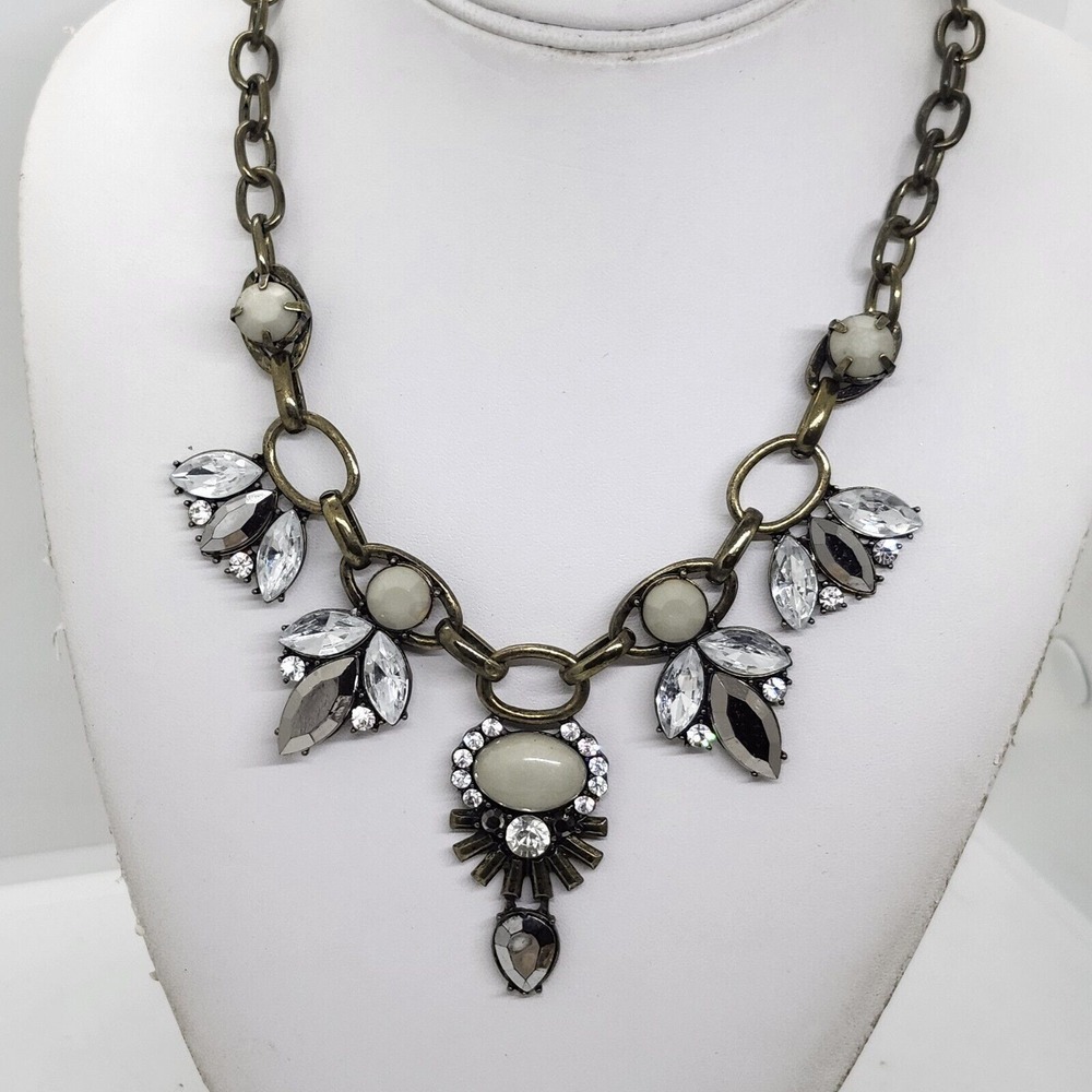 Rhinestone Statement Necklace‎
